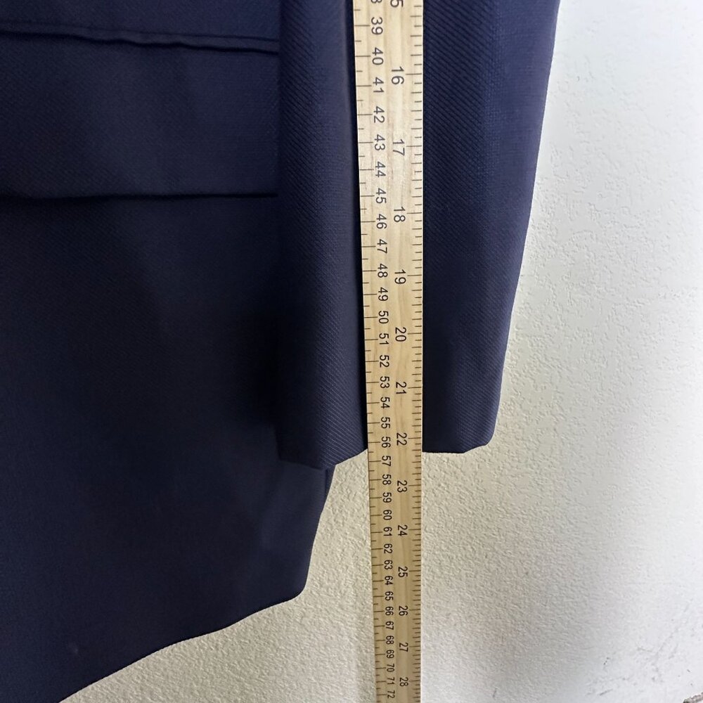 Jack Victor Men Navy Blazer Canada Exclusive Von Maur Size 44R Wool Silk Blend - Picture 9 of 16